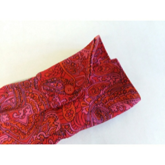 Velvet Button Down Shirt /Top - Picture 3 of 4